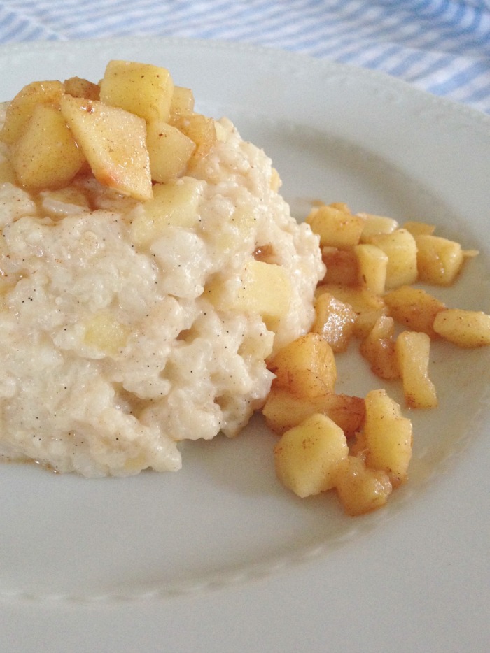 Cremiger Milchreis mit Zimtäpfel